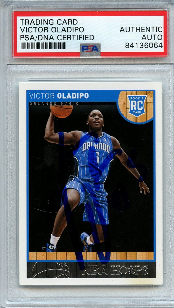 Victor Oladipo 2013-14 Panini NBA Hoops Rookie AUTO card PSA