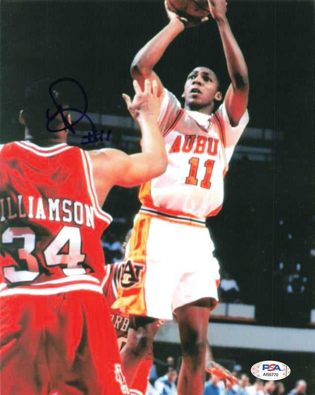 Wesley Person signed 8x10 photo PSA/DNA Auburn Tigers Autographed