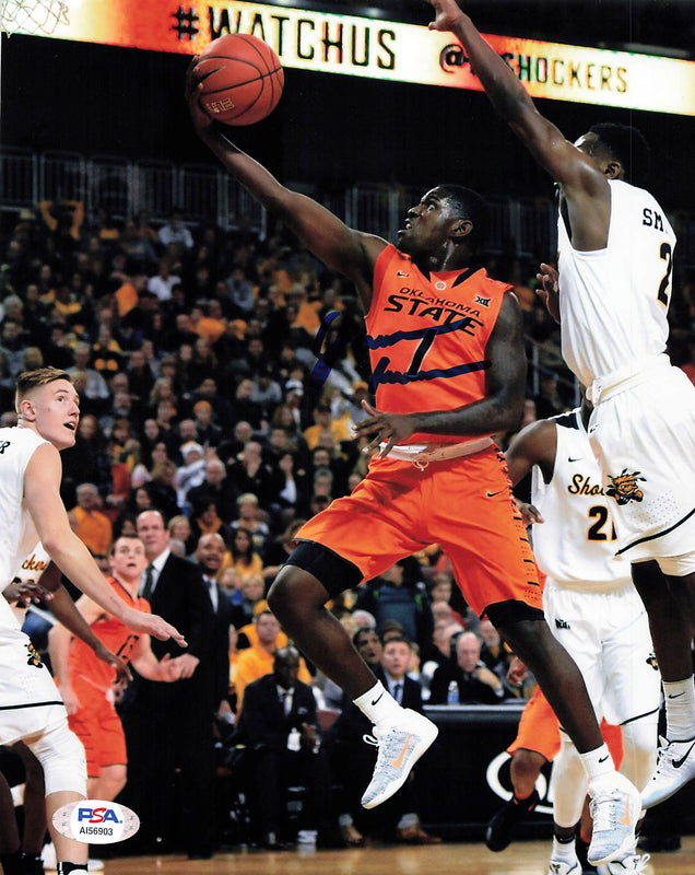 Jawun Evans signed 8x10 photo PSA/DNA Oklahoma State Cowboys Autographed