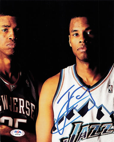 Jarron Collins signed 8x10 photo PSA/DNA Utah Jazz Autographed