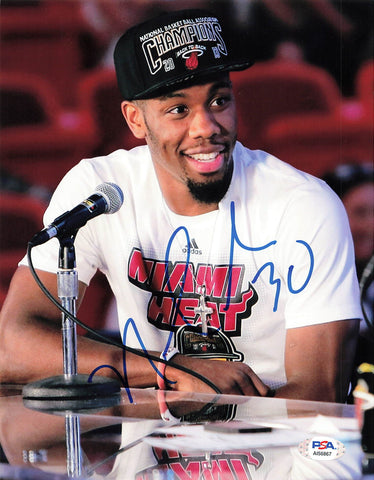 Norris Cole signed 8x10 photo PSA/DNA Miami Heat Autographed