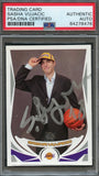 2004 NBA Topps #247 Sasha Vujacic Signed Card AUTO PSA Slabbed