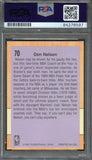 1991 Fleer #70 Don Nelson Signed Card AUTO PSA Slabbed Warriors