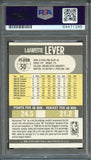 1990 FLEER #50 LAFAYETTE "FAT" LEVER Signed Card AUTO 10 PSA/DNA Slabbed Mavericks