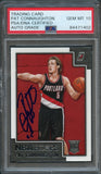 2015-16 NBA Hoops #273 Pat Connaughton Signed Rookie Card AUTO 10 PSA Slabbed RC Blazers