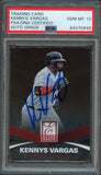 2015 Panini Elite #162 Kennys Vargas Signed Card PSA Auto 10 Slabbed Auto Twins