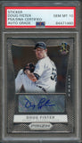 2012 Panini Prizm #DF Doug Fister Signed Card PSA Slabbed Auto 10 Tigers