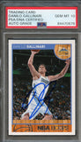 2013-14 NBA HOOPS #131 Danilo Gallinari Signed AUTO 10 PSA Slabbed Nuggets