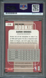 2007-08 Fleer #218 Aaron Brooks Signed Card AUTO 10 PSA/DNA Slabbed Rockets