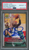 2007-08 Upper Deck First Edition #141 Charlie Villanueva Signed Card AUTO 10 PSA/DNA Slabbed Bucks