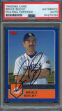 2002 Topps Score #285 Bruce Bochy Signed Card PSA Slabbed Auto Padres