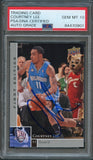 2009 Upper Deck #141 Courtney Lee Signed Card AUTO 10 PSA Slabbed New Jersey Nets