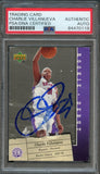 2006-07 Upper Deck Rookie Debut #94 Charlie Villanueva Signed Card AUTO PSA/DNA Slabbed RC Raptors