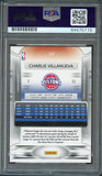 2009-10 Panini Prestige #58 Charlie Villanueva Signed Card AUTO PSA/DNA Slabbed Pistons