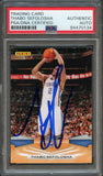 2009 Panini #235 Thabo Sefolosha Signed Card Auto PSA/DNA Slabbed Thunder
