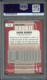 2007-08 Fleer #218 Aaron Brooks Signed Card AUTO PSA/DNA Slabbed Rockets