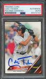 2016 Topps Pro Debut #194 Cole Tucker Signed Card PSA Slabbed Auto Pirates