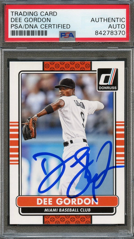 2015 Panini Donruss #109 Devaris Gordon Signed Card PSA Slabbed Auto
