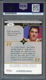 2004 SAGE Hit #Q8 Sasha Vujacic Signed Card AUTO PSA Slabbed