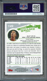 2005 Topps #149 Gerald Wallace Signed Card AUTO PSA Slabbed Bobcats