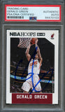 2015-16 NBA Hoops #51 Gerald Green Signed Card AUTO PSA Slabbed Heat