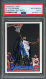 2003 Topps #42 Elton Brand Signed Card AUTO PSA Slabbed Clippers