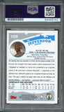 2005-06 Topps #105 Al Jefferson Signed Card AUTO PSA Slabbed Celtics