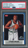 2007-08 Fleer #25 Antoine Walker Signed Card AUTO PSA Slabbed Timberwolves