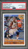 2013-14 NBA HOOPS #257 Randy Foye Signed Card AUTO PSA Slabbed