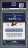 2015-16 Donruss Basketball #106 Solomon Hill Signed Card AUTO PSA Slabbed Pacers