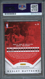 2013-14 Panini Prestige #24 Wesley Matthews Signed Card AUTO PSA Slabbed