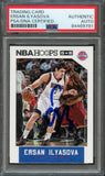 2015-16 NBA Hoops #1 Ersan Ilyasova Signed Card AUTO PSA Slabbed Pistons