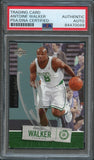 2005-06 Upper Deck #4 Antoine Walker Signed Card AUTO PSA Slabbed Boston Celtics