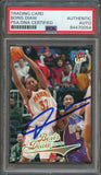 2004-05 Fleer Ultra #79 Boris Diaw Signed Card AUTO PSA Slabbed Hawks