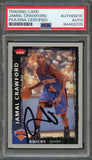 2008-09 Fleer #88 Jamal Crawford Signed Card AUTO PSA Slabbed Knicks