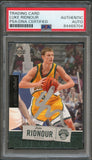 2005-06 Upper Deck Rookie Debut #89 Luke Ridnour Signed Card AUTO PSA Slabbed RC