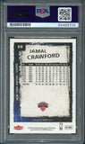 2008-09 Fleer #88 Jamal Crawford Signed Card AUTO PSA Slabbed Knicks