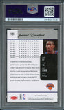 2007-08 Fleer Ultra #128 Jamal Crawford Signed Card AUTO PSA Slabbed Knicks