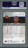 2008-09 Upper Deck #122 Jamal Crawford Signed Card AUTO PSA Slabbed Knicks