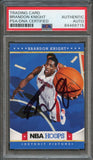 2012-13 NBA Hoops #229 Brandon Knight Signed Card AUTO PSA Slabbed Pistons