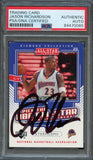 2004-05 Upper Deck All-Star Lineup #AS18 Jason Richardson Signed Card AUTO PSA Slabbed Warriors