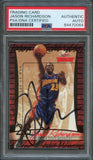 2004-05 Fleer Throwbacks #6 Jason Richardson Signed Card AUTO PSA Slabbed Warriors