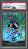 2011 BOWMAN PLATINUM #27 Jake McGee Signed Card PSA Slabbed AUTO Rays