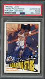 2002-03 Fleer Tradition #229 Jason Richardson Signed Card AUTO PSA Slabbed Warriors