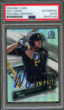 2016 Bowman Chrome Scouts Fantasy Impact #BSI-WC Will Craig Signed Card PSA Slabbed Auto Pirates