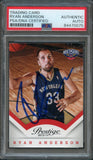 2013-14 Panini Prestige #26 Ryan Anderson Signed Card AUTO PSA Slabbed Pelicans