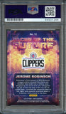 2018-19 NBA HOOPS FACES OF THE FUTURE #13 JEROME ROBINSON Signed Card AUTO PSA Slabbed Clippers