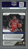 2018-19 Panini Prizm #197 Solomon Hill Signed Card AUTO PSA Slabbed Pelicans