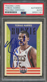 2012-13 PANINI PAST & PRESENT #173 Tobias Harris Signed Card AUTO PSA Slabbed RC Rookie