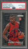 2014-15 Panini Prizm #298 Bruno Caboclo Signed Card AUTO PSA/DNA Slabbed RC Raptors